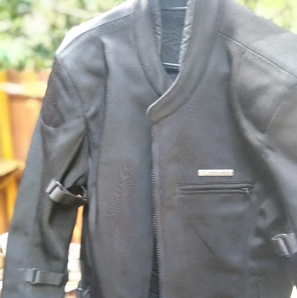 AWESOME FIELDSHEER MOTORCYCLE JACKET WITH LINER AND ARMOR - MEN'S SIZE large - Picture 2 of 8